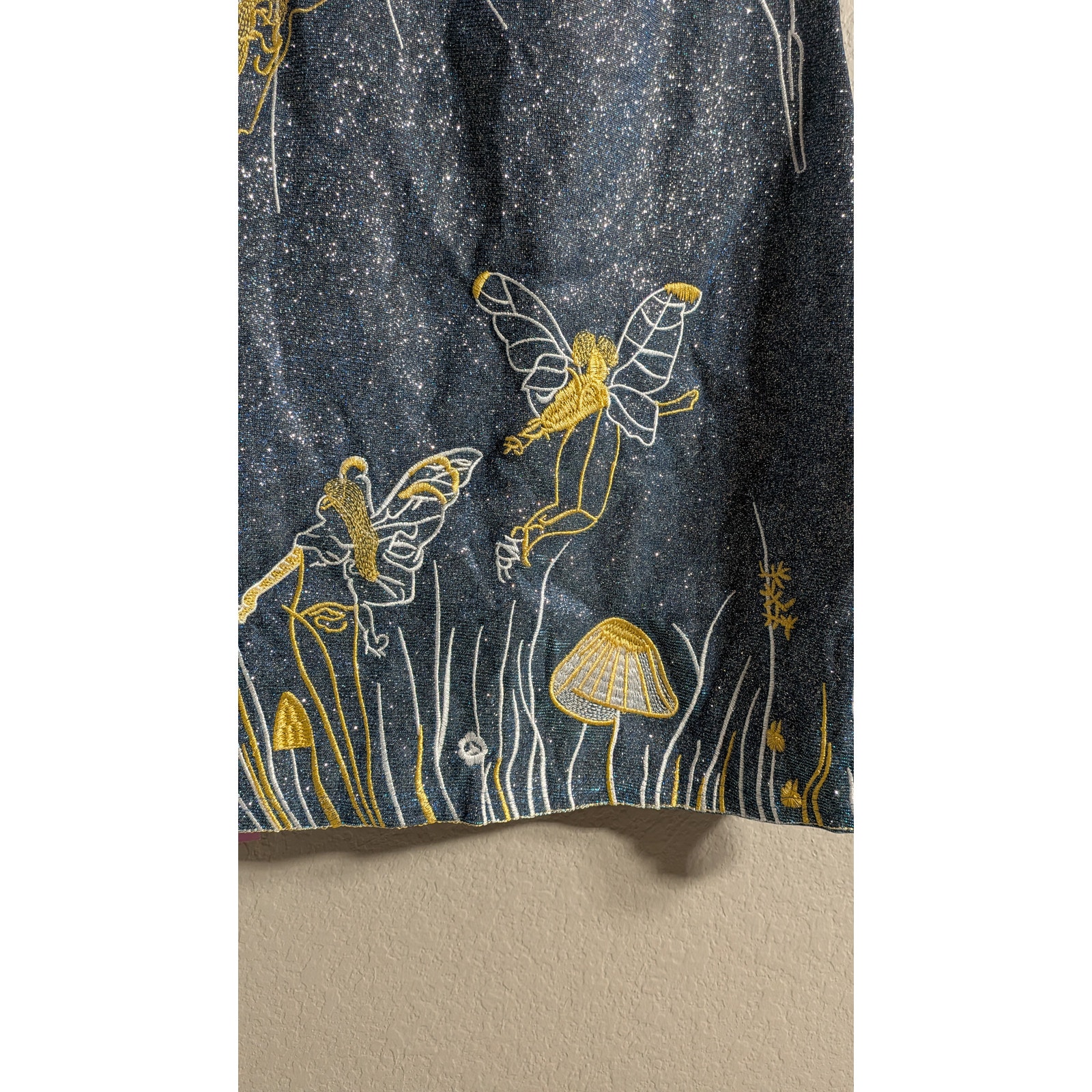 Nwt Lavish Ivy Sparkly Fairy Mushroom Mini Dress Y2k Fairycore Small — image 5 of 8